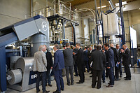 Live-Produkt-Demonstration der neuen COREMA® Anlage im EREMA UpCentre® in Gunskirchen, Österreich.