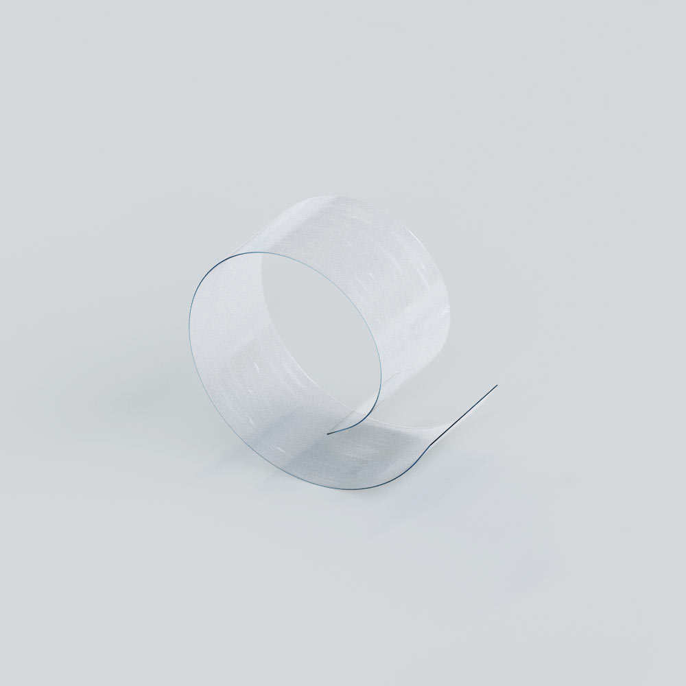 Ground PET flat sheet waste