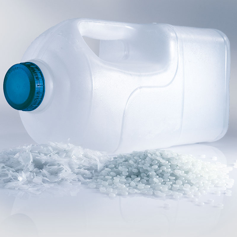 HDPE bottle flakes