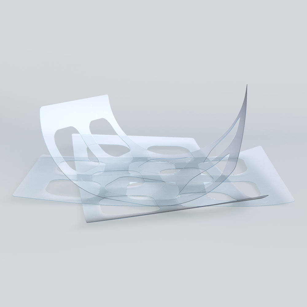 PET skeleton production waste