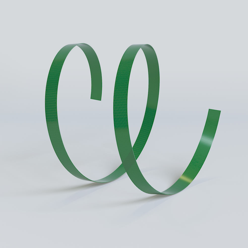 PET strapping production waste