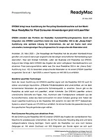 EREMA Pressemitteilung (PDF)