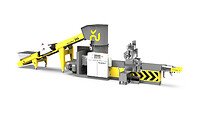 Die ReadyMac 500 in der „Heavy Duty“-Ausführung ist eine Recycling-Standardmaschine für Post Consumer-Anwendungen zum besten Preis-Leistungsverhältnis und mit einem EREMA Laserfilter ausgestattet. 