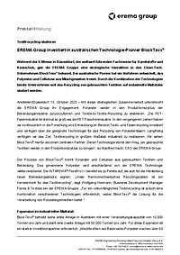EREMA_Group_Pressemitteilung_BlockTexx_DE (PDF)