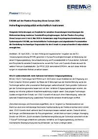 EREMA Pressemittelung (PDF)