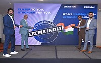EREMA India Team at the inauguration celebration 