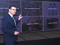 Christoph Wöss (Global Sales Director, EREMA) at the inauguration celebration 