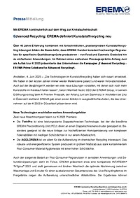EREMA Pressemitteilung DE (PDF)