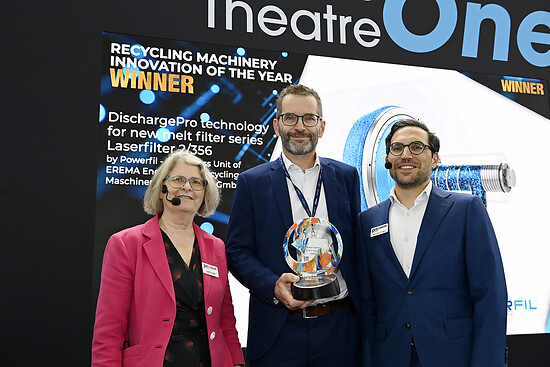 POWERFIL erhält Plastics Recycling Award Europe 2024